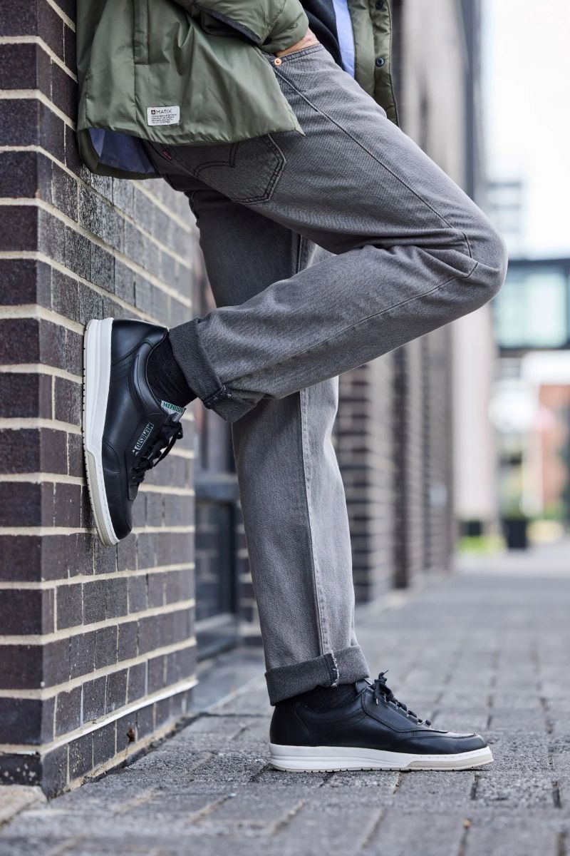 Men's Match Leather Sneaker