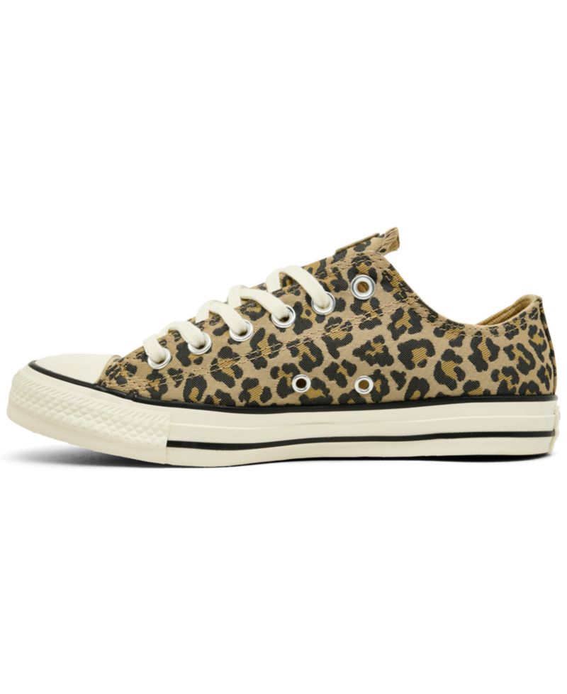 Women's Chuck Taylor All Star Leopard Jacquard Low Top Lifestyle Sneakers from Finish Line