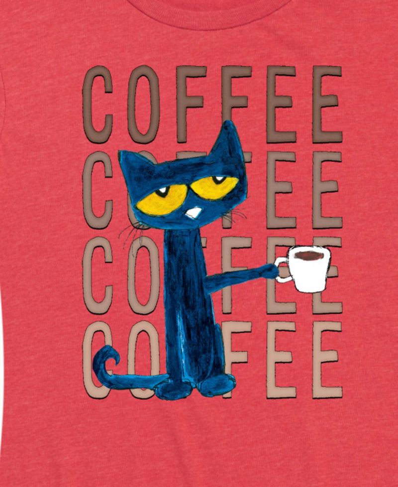 Plus Size Pete the Cat Coffee Short-Sleeve Graphic T-Shirt