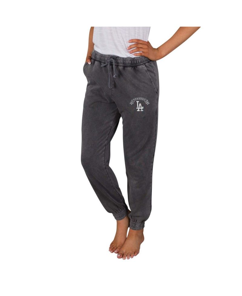 Women's Charcoal Los Angeles Dodgers Mist French Terry Jogger Pants