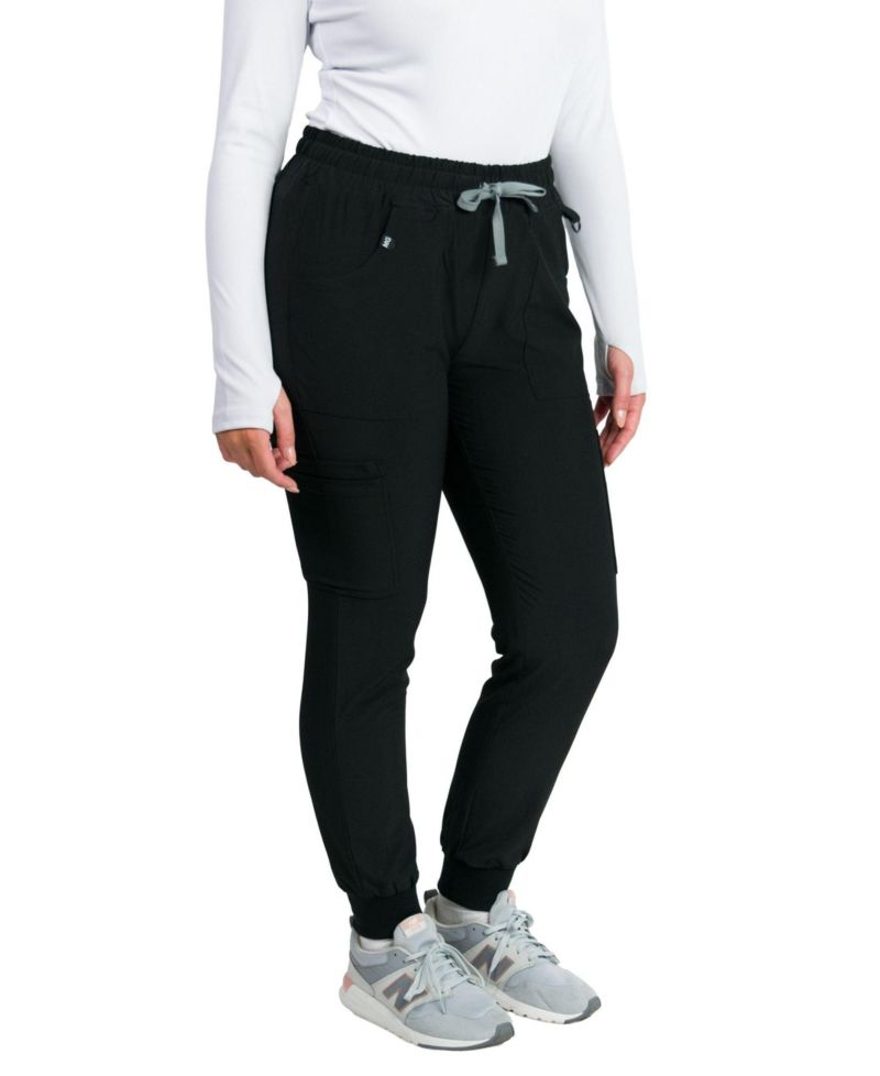 Women's 4-Way Stretch Jogger Scrubs Pant with 8 Pockets