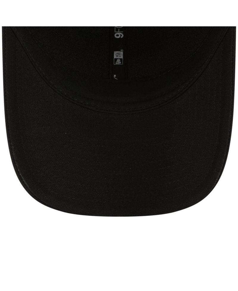 Men's Black Florida Marlins Player Replica 9FORTY M-Crown Adjustable Hat