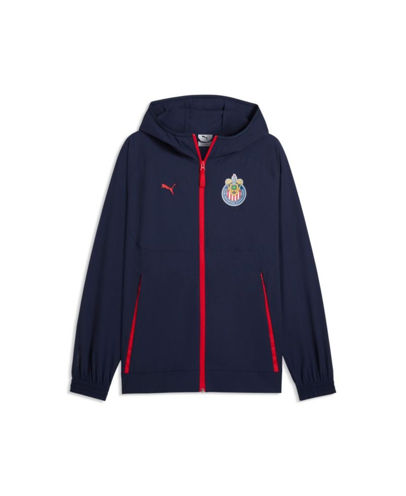 Men's Navy Chivas Woven PUMATECH WindCELL Full-Zip Raglan Jacket