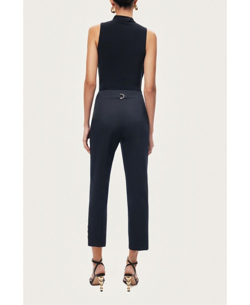 Women's Gold Button Detail Pants