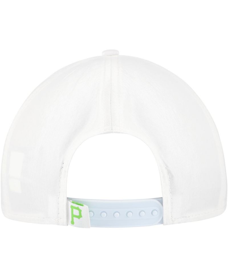 Men's White Pittsburgh Pirates Spring Spectrum Golfer Snapback Hat