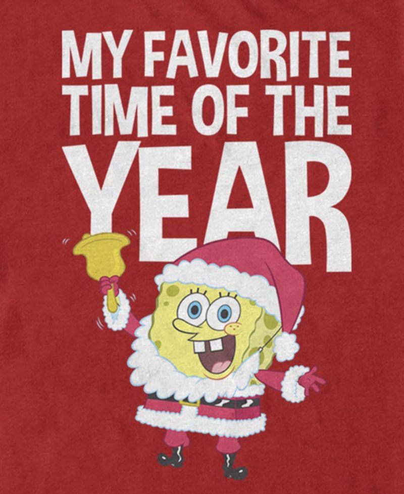 Men's My Favorite Time Of The Year SpongeBob Graphic T-Shirt