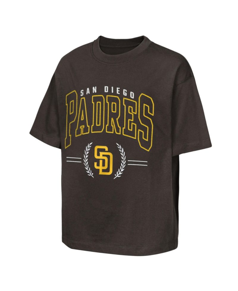 Big Boys and Girls Brown San Diego Padres Premium World Class T-Shirt
