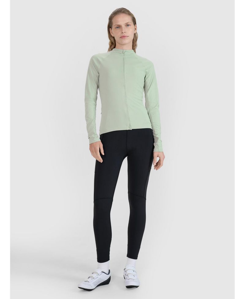 Women's Full-Zip Cycling Jersey with Reflective Details