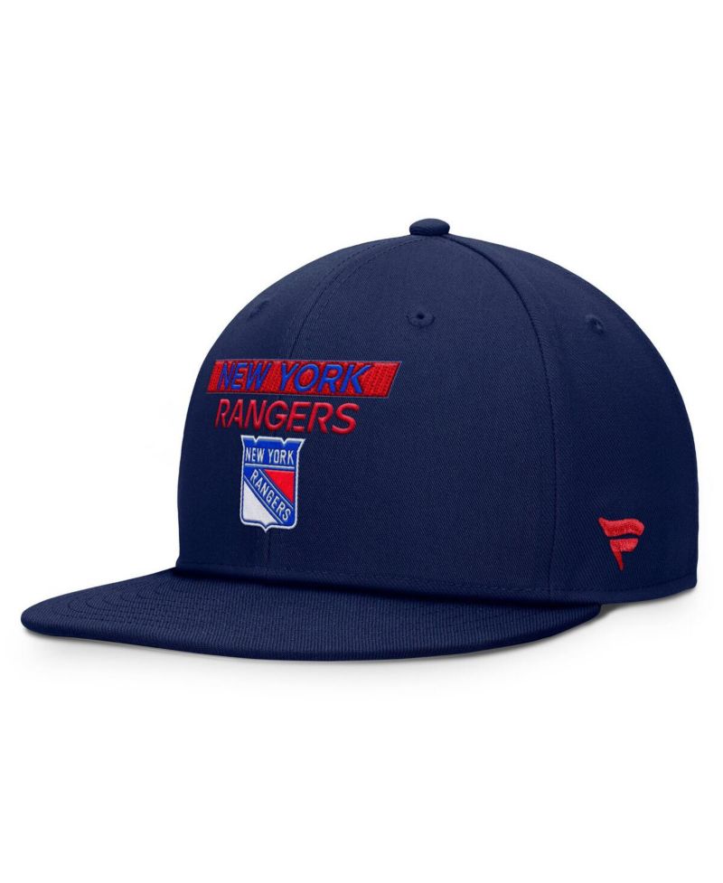 Men's Navy New York Rangers Authentic Pro Prime Snapback Hat
