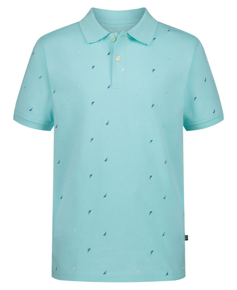 Boys' 8-20 J-Class Print Polo Shirt