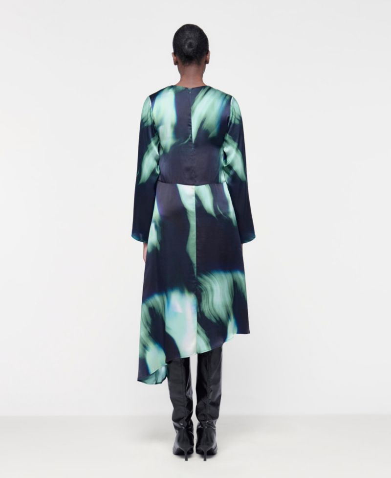 Women's Printed Paneled Dress