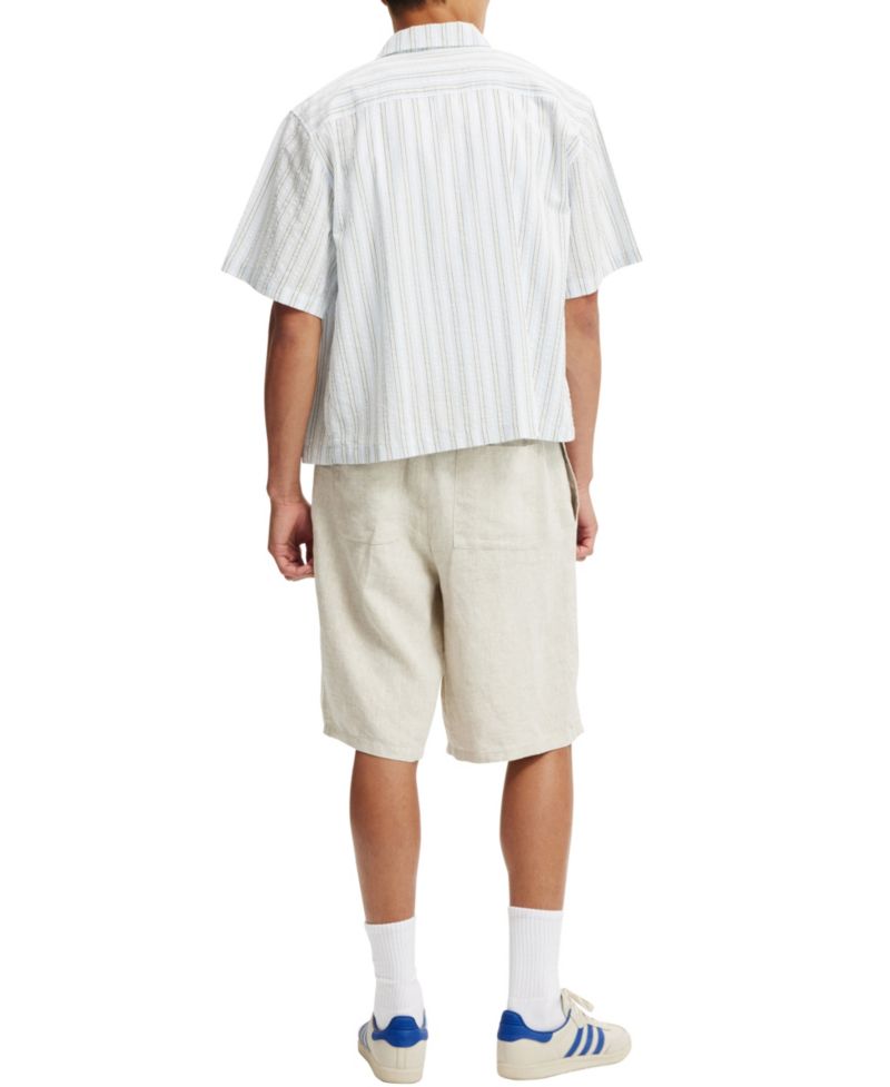 Men's Baggy Linen Shorts