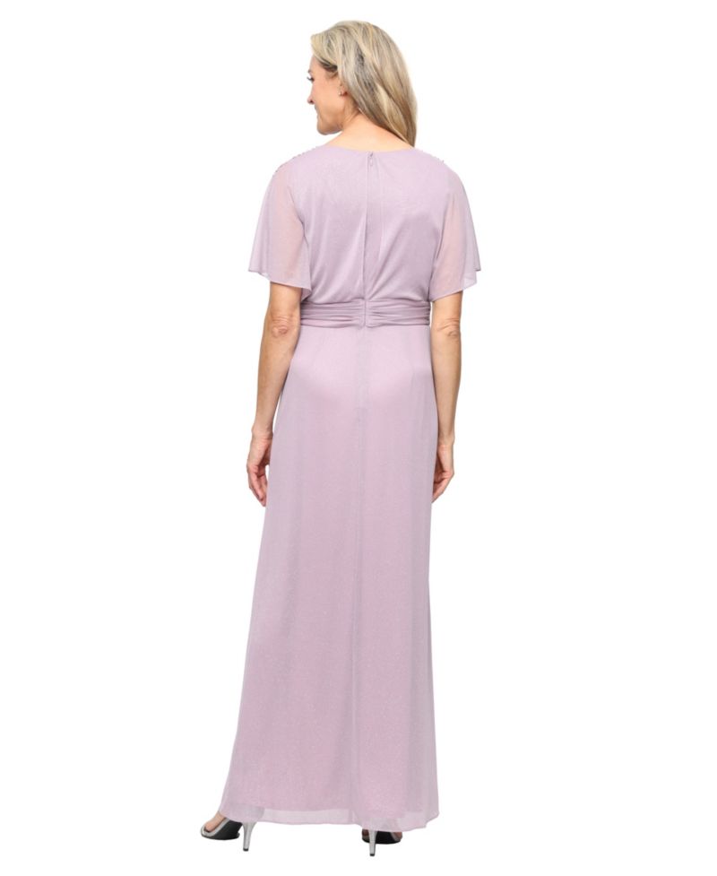 Women's V-Neck Ball Gown