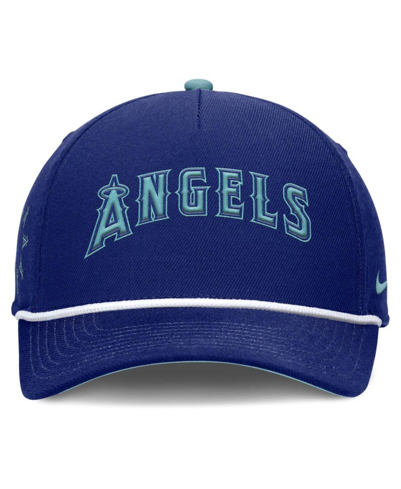 Men's Royal Los Angeles Angels Father's Day Rise Adjustable Hat