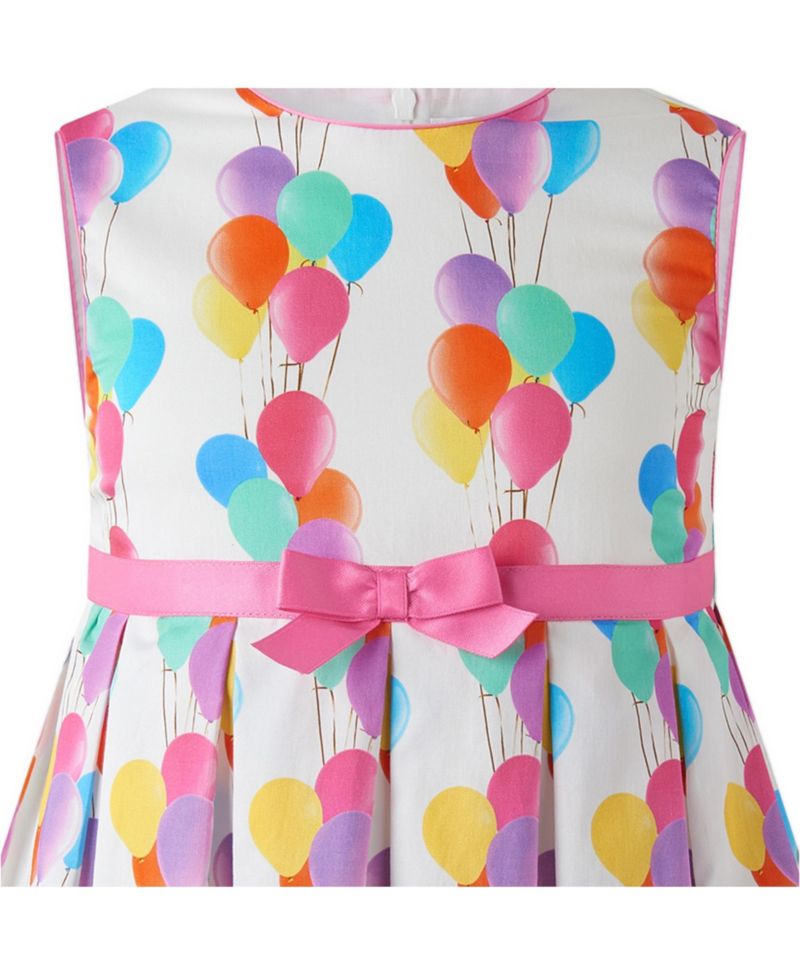 Girl's 2T-10 Balloon Pleated Dress