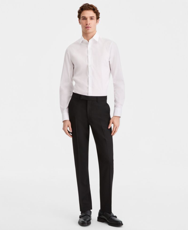 Men's Double-Breasted Slim-Fit 2-Piece Suit
