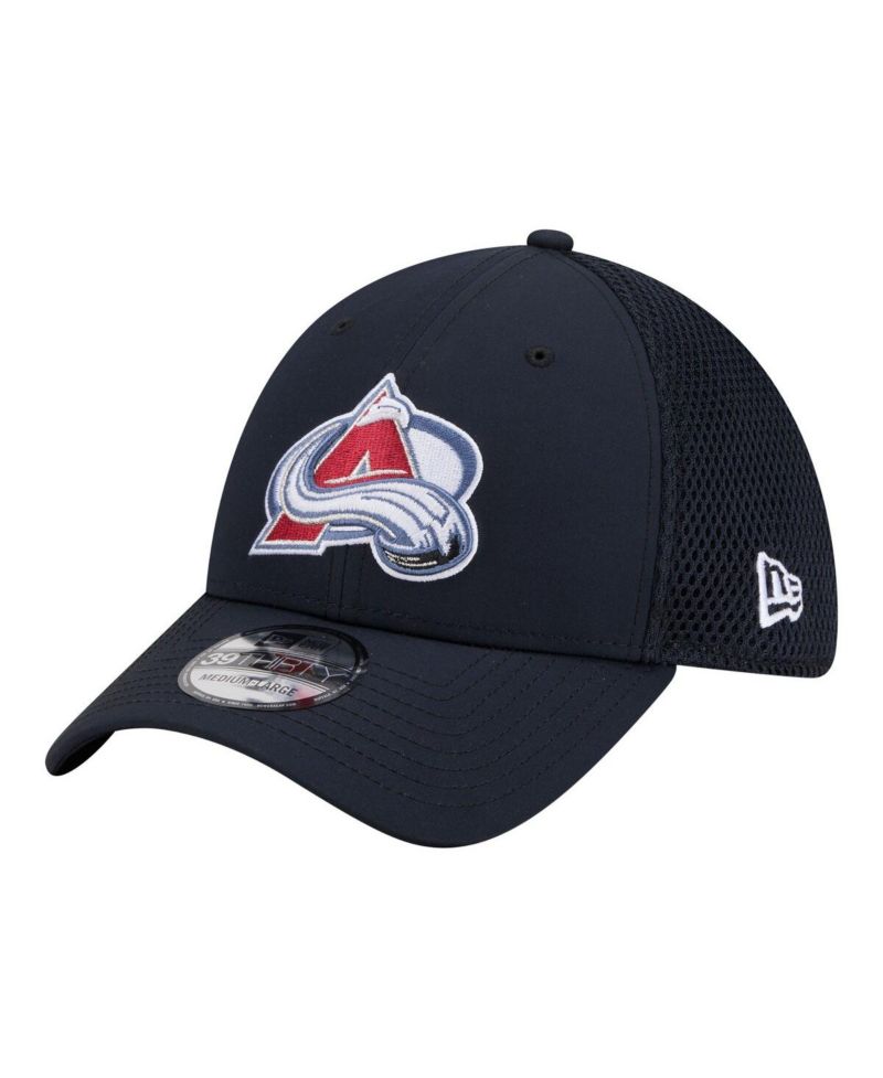 Men's Navy Colorado Avalanche Logo 39THIRTY Flex Hat
