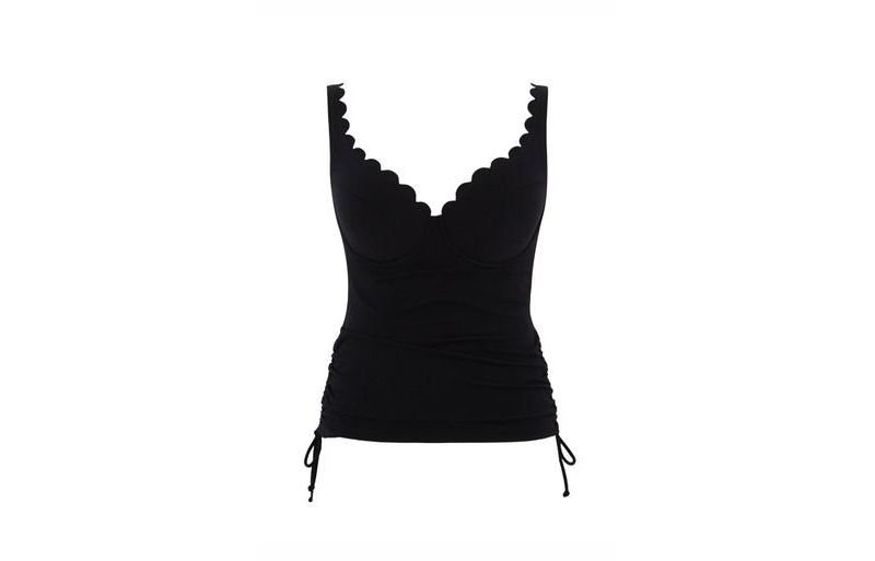 Women's Spirit Selena Underwire Scalloped Plunge Tankini Swim Bra