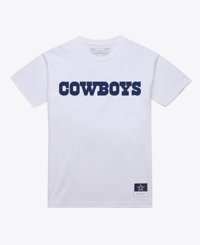 Men's White Dallas Cowboys Monochrome T-Shirt