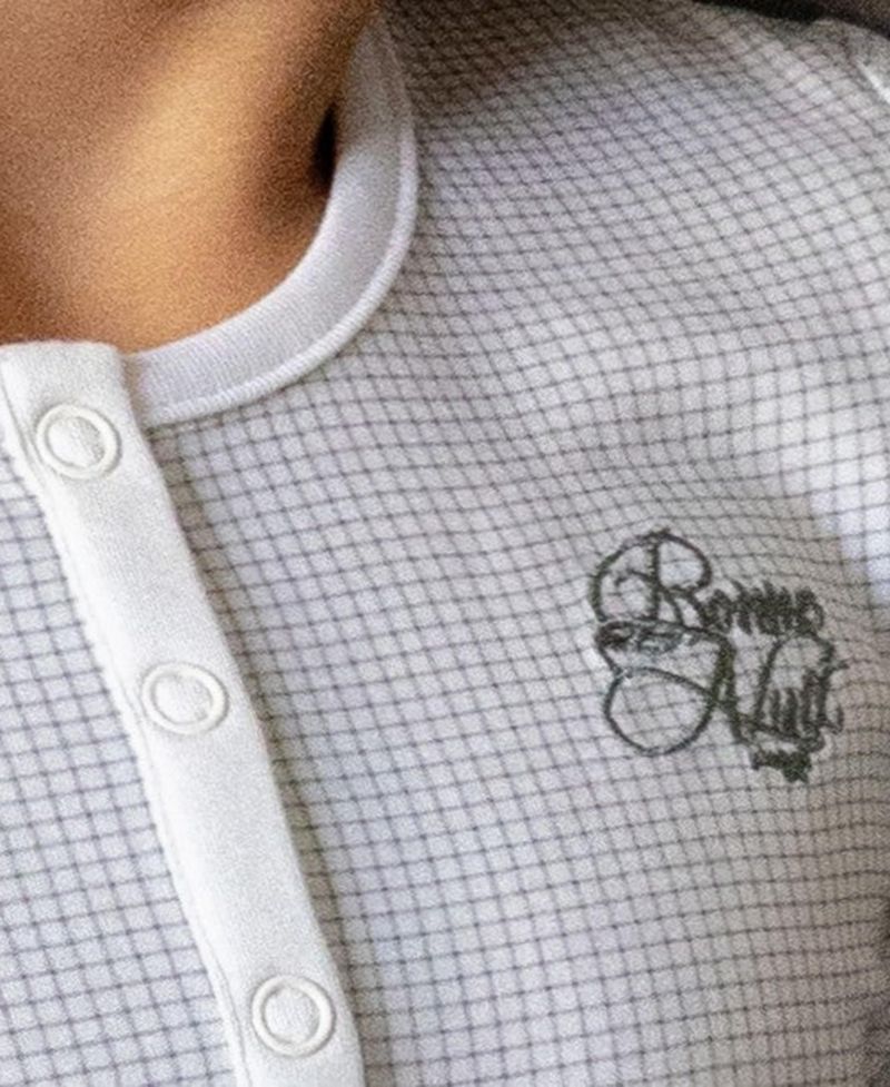 Boys' 4-20 Gingham Long-Sleeve Henley Top and Pants, 2-Piece Set