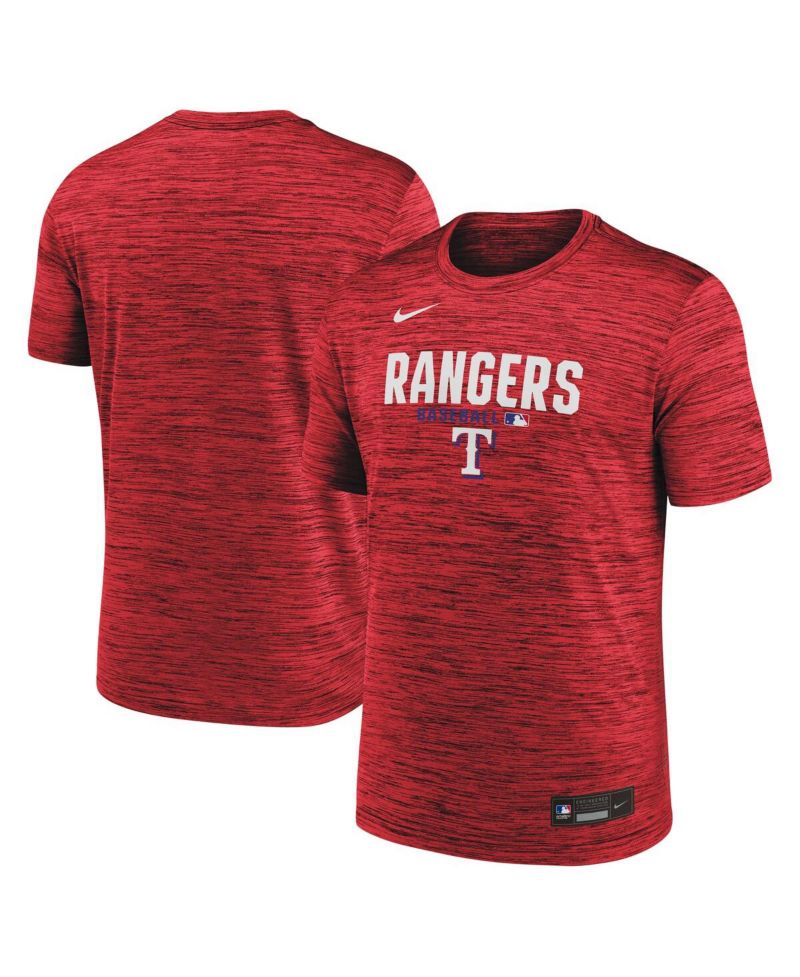 Men's Red Texas Rangers Authentic Collection Velocity Dri-FIT T-Shirt