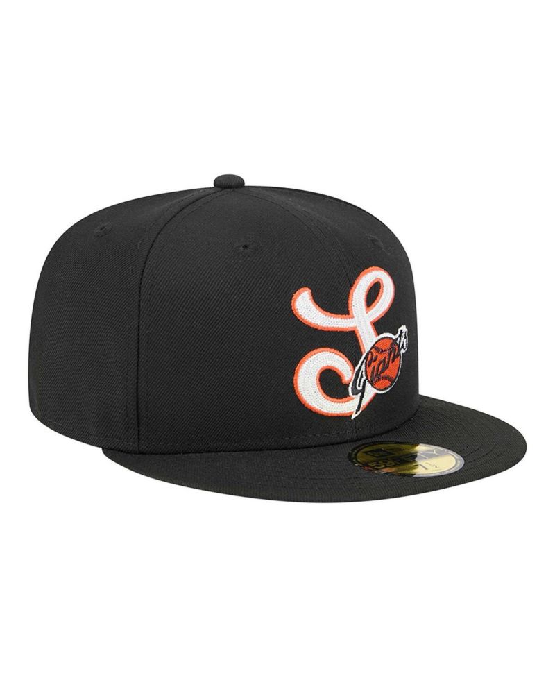 Men's Black San Francisco Giants Duo Logo 2.0 59FIFTY Fitted Hat