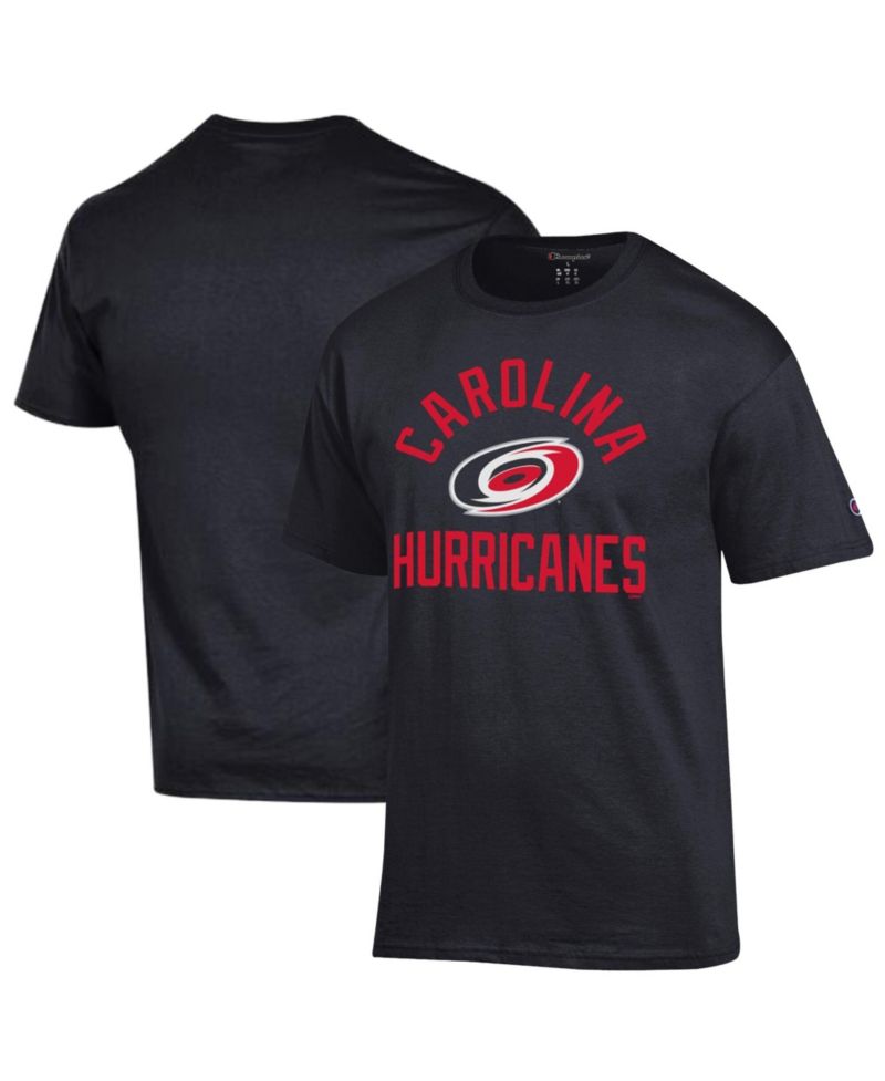 Men's Black Carolina Hurricanes Primary Logo Jersey T-Shirt