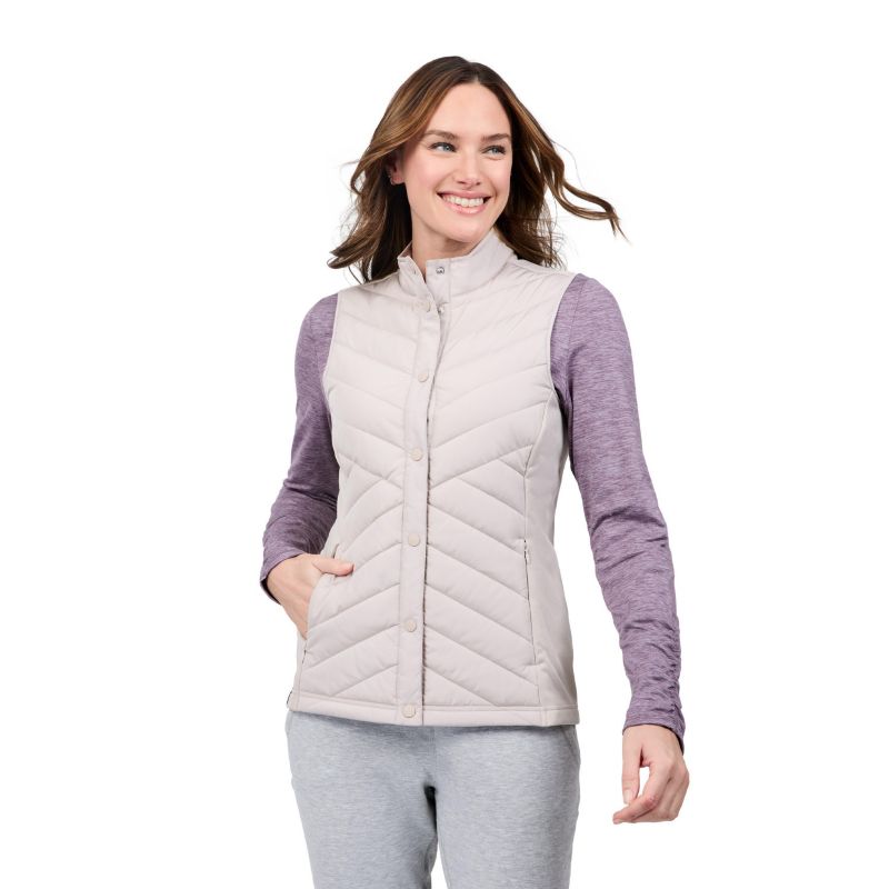Women's Hybrid Button Front Vest