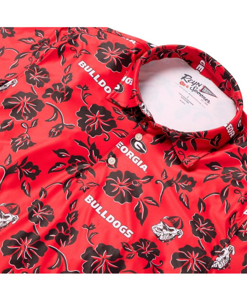 Men's Red Georgia Bulldogs Performance Polo Shirt