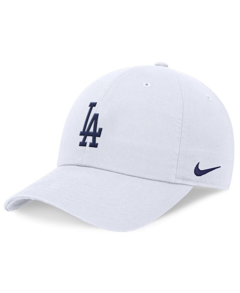 Men's White Los Angeles Dodgers Evergreen Club Adjustable Hat