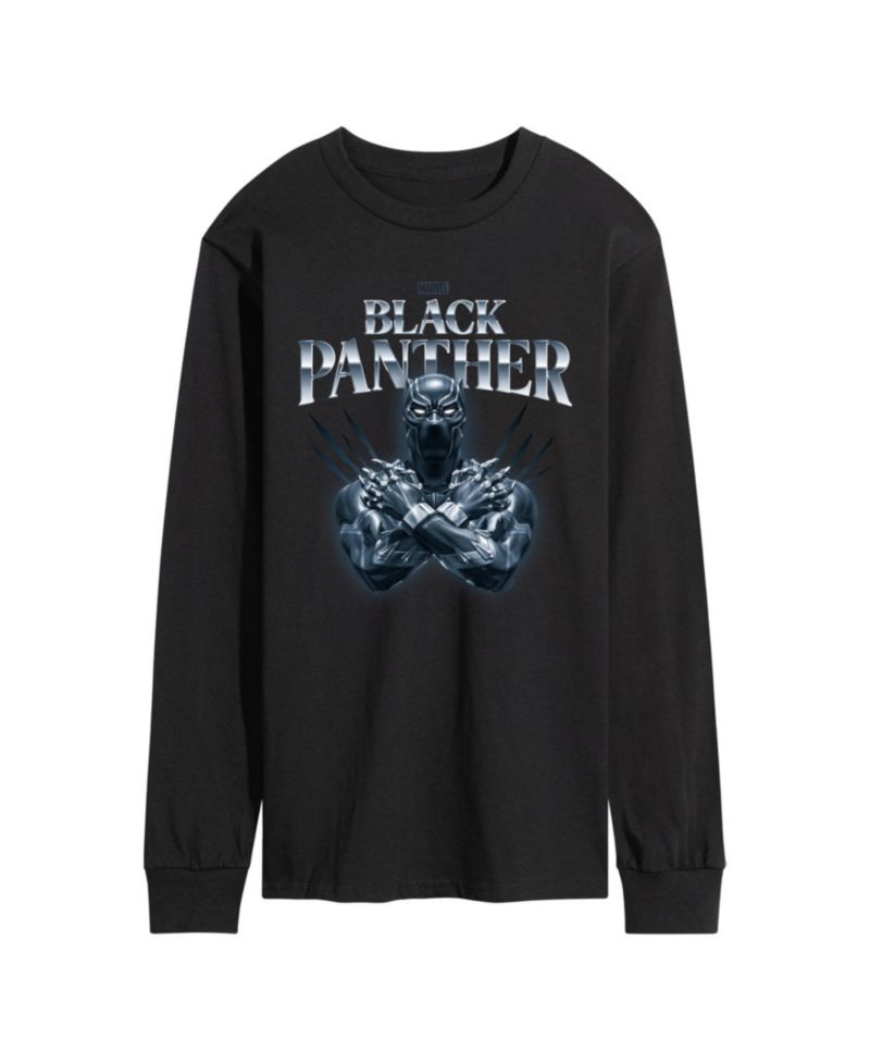 Men's Black Panther Long Sleeve T-Shirt