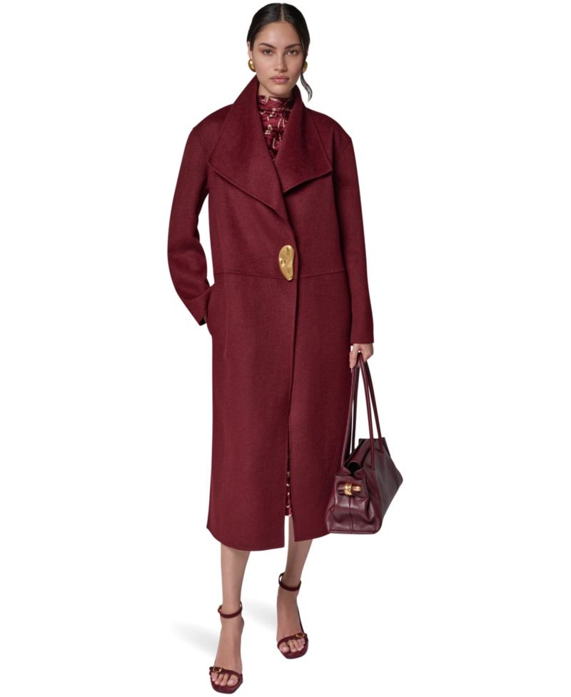 Women's Wool-Blend Oversized Coat