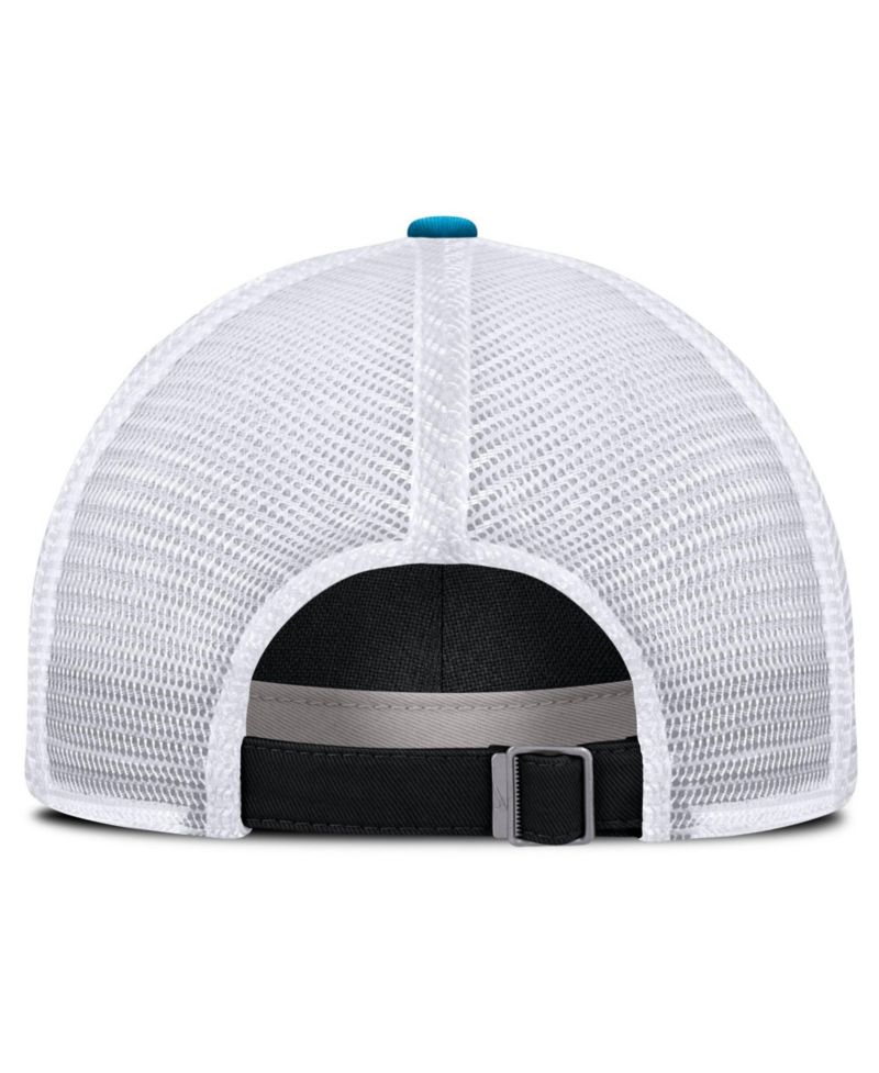 Men's Black Miami Marlins Primetime Club Adjustable Trucker Hat