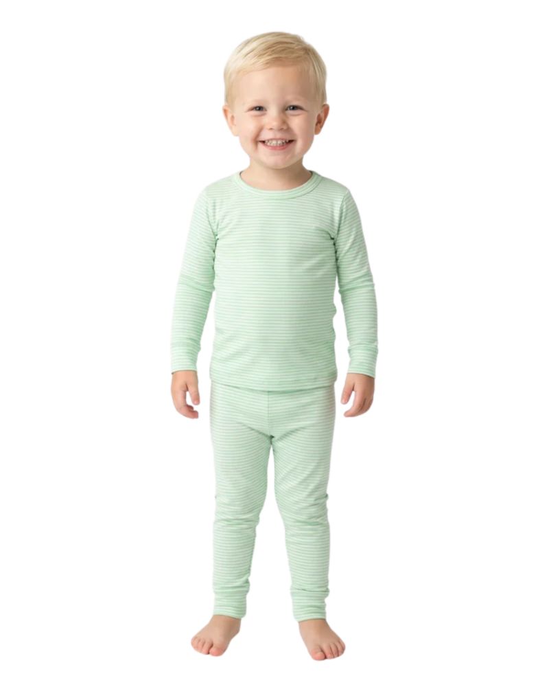 Baby Boys Pear Stripe Pajama Set