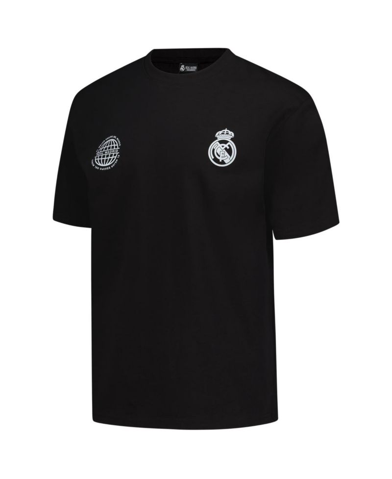 Men's and Women's Black Real Madrid European Champions Heavyweight T-Shirt