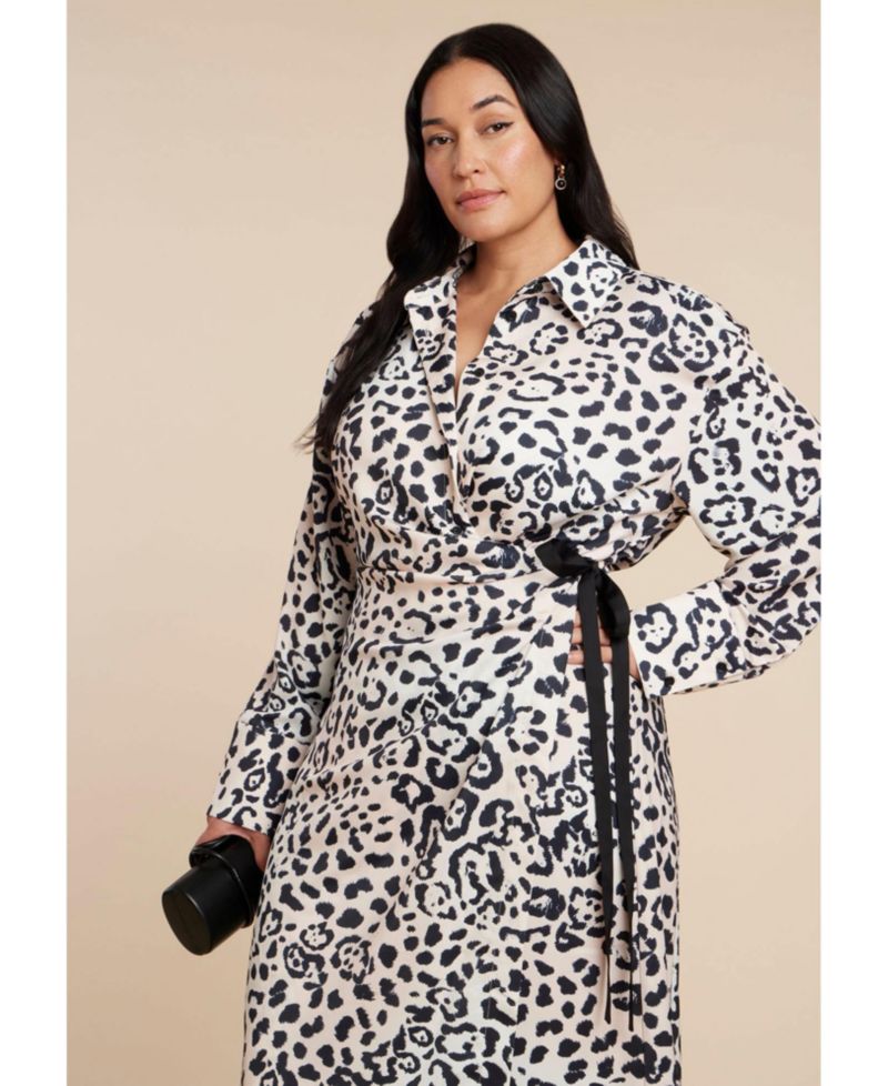 Plus Size Wrap Detail Maxi Dress