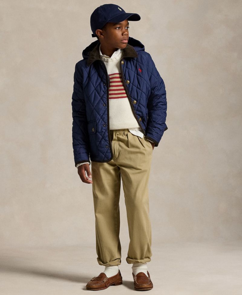 Boys' 8-20 Hooded Barn Jacket