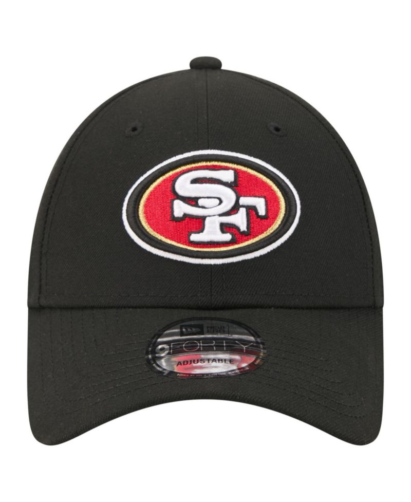 Men's Black San Francisco 49ers Core Team 9FORTY Adjustable Hat