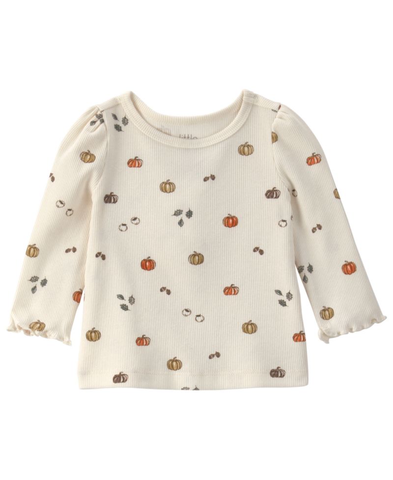 Baby Girls' Long-Sleeve Corduroy Top and Jumper Dress, 2-Piece Set