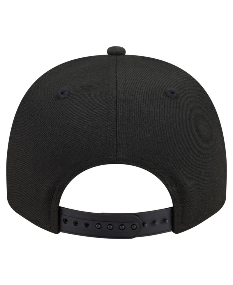 Men's Black Seattle Mariners Motion A-Frame 9FIFTY Snapback Hat