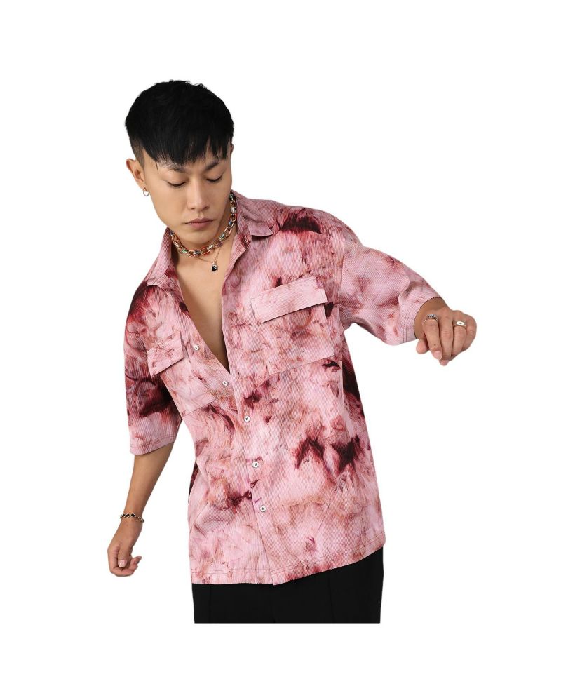 Oversized Line Strokes Shirt