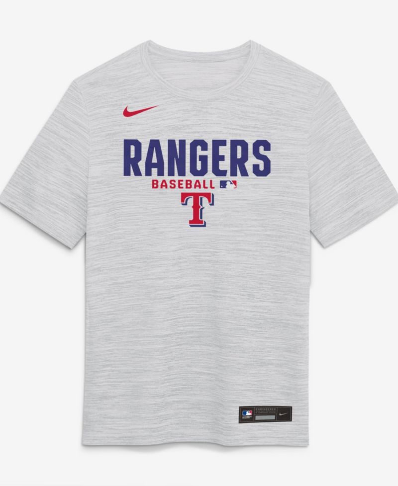 Men's White Texas Rangers Authentic Collection Velocity Dri-FIT T-Shirt