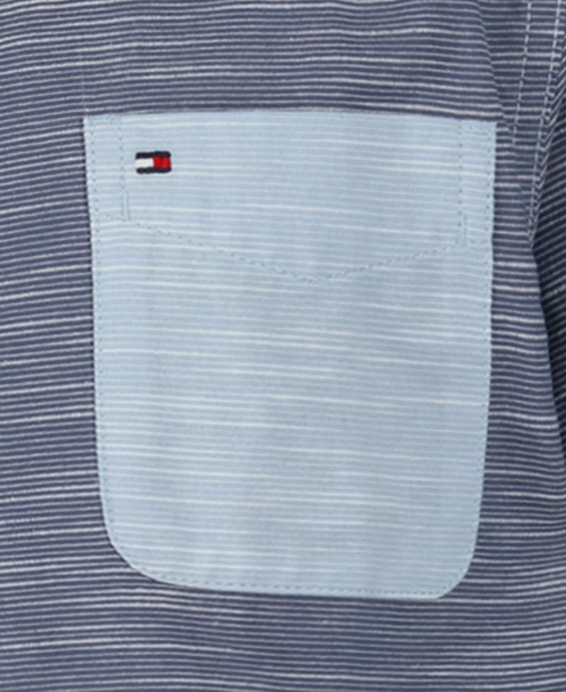 Boys' 2T-7 Textured Party Short-Sleeve Woven Shirt