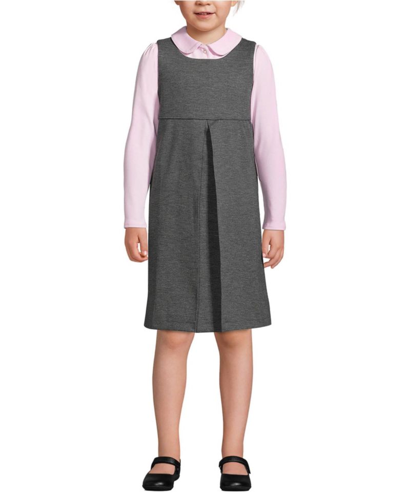 Big Girls Ponte Pleat Jumper Top of Knee