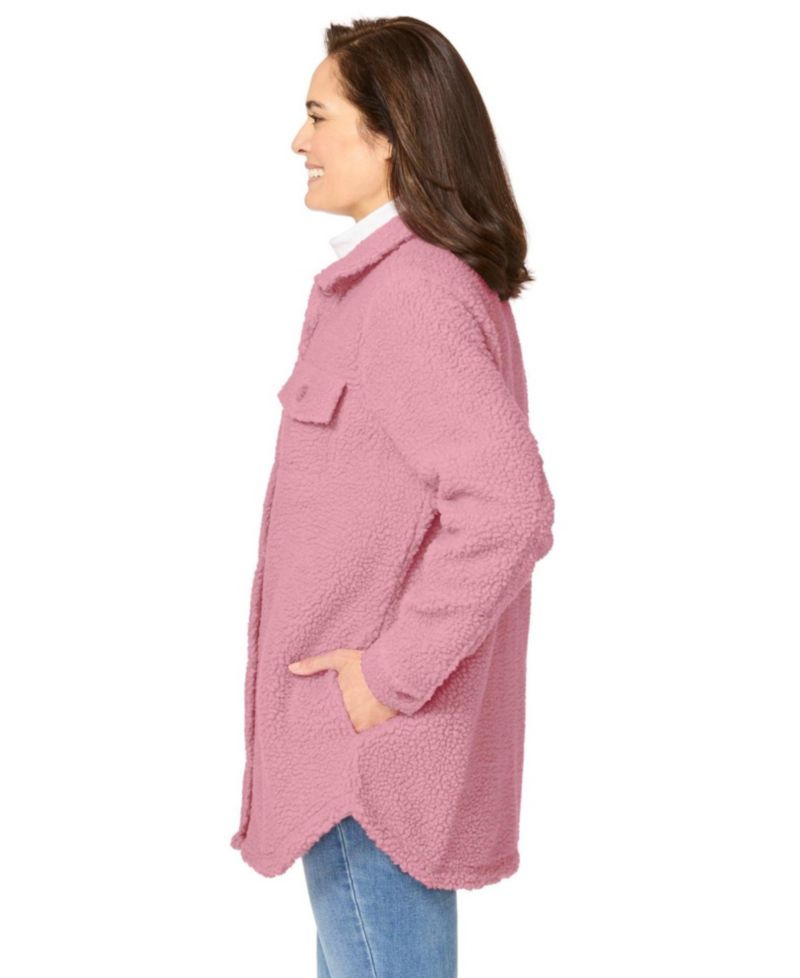 Women's Within Berber Button-Front Jacket