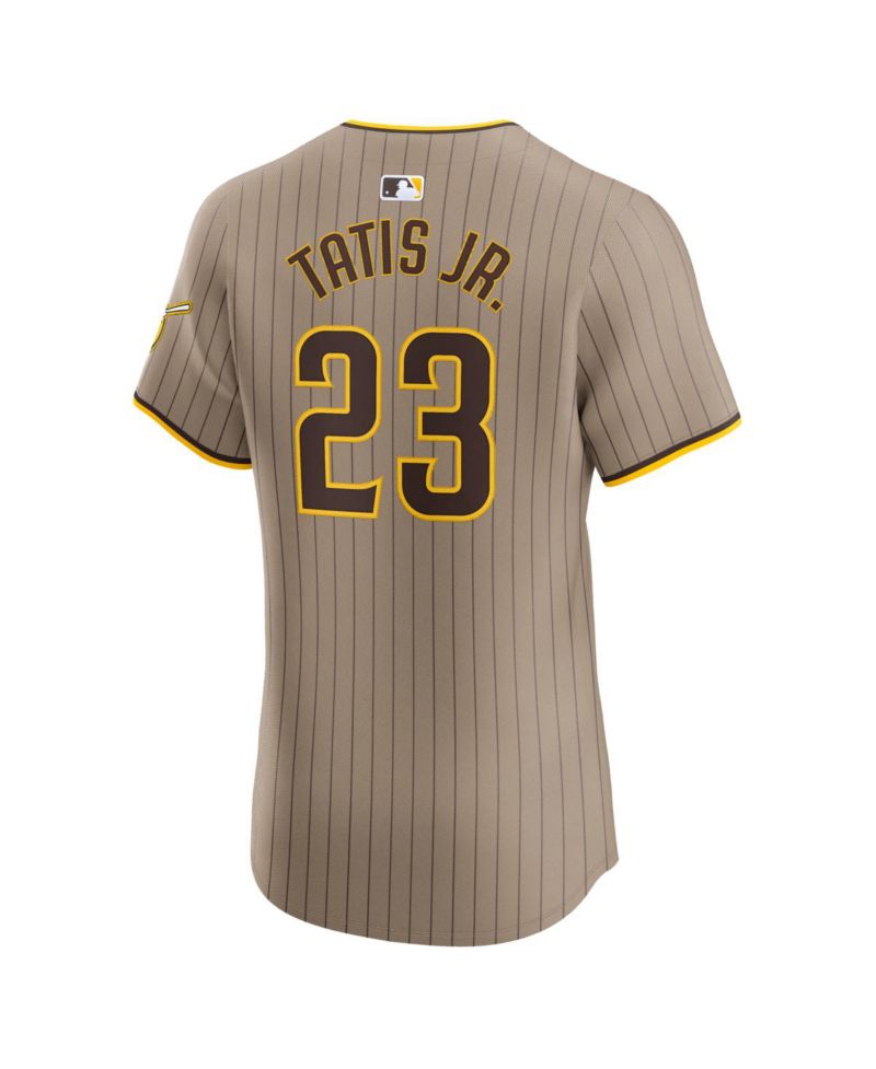 Men's Fernando Tatis Jr. Sand San Diego Padres Alternate Elite Player Jersey