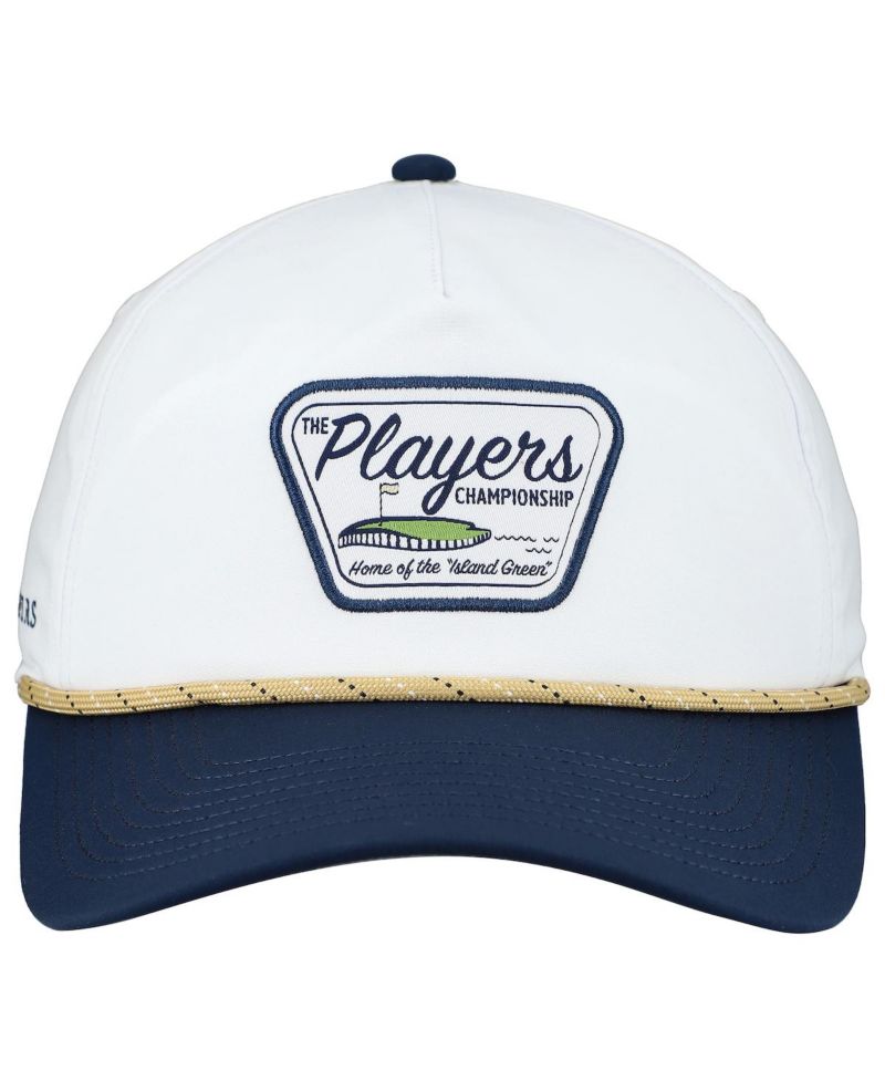 Men's White THE PLAYERS Island Green Patch Rope Adjustable Hat