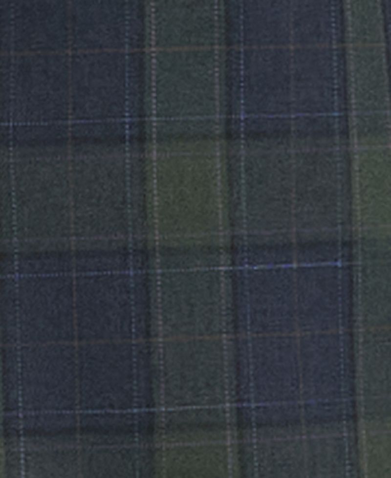 Men's Slim-Fit Green Tartan Suit Separates Jacket