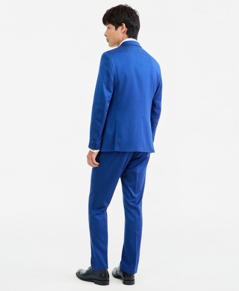 Men's Slim-Fit Satin 2-Piece Tuxedo