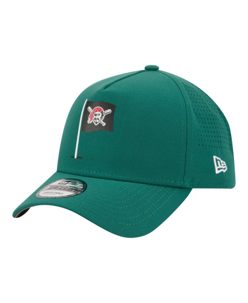 Men's Green Pittsburgh Pirates Pin Seeker 9FORTY A-Frame Adjustable Hat